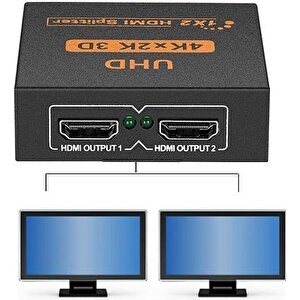 4435 2 Port Uhd 4k Hdmi Switch Ekran Monitör Splitter Çoklayıcı Çoğaltıcı