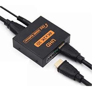 4435 2 Port Uhd 4k Hdmi Switch Ekran Monitör Splitter Çoklayıcı Çoğaltıcı