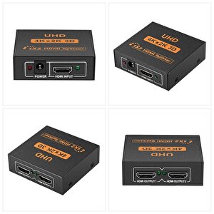 4435 2 Port Uhd 4k Hdmi Switch Ekran Monitör Splitter Çoklayıcı Çoğaltıcı