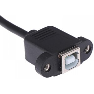 5263 Usb Printer Yazıcı Panel Tipi Vida Girişli Bağlantı Kablosu 50cm