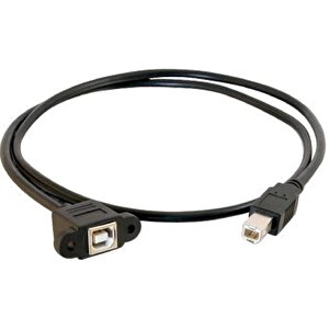 5263 Usb Printer Yazıcı Panel Tipi Vida Girişli Bağlantı Kablosu 50cm