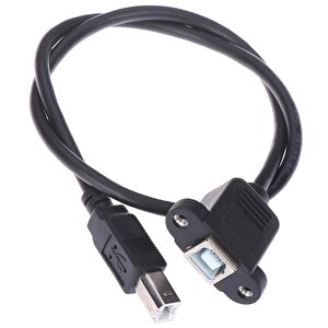 5263 Usb Printer Yazıcı Panel Tipi Vida Girişli Bağlantı Kablosu 50cm