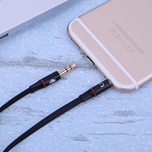 4457 Kulaklık Mikrofon Çevirici Ayırıcı Switch Splitter 3.5mm