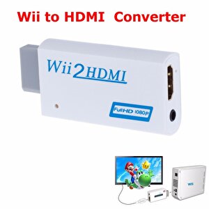 4542 Nintendo Wii Hdmi Hd Tv Kablo Çevirici Dönüştürücü Adaptör