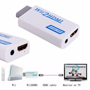 4542 Nintendo Wii Hdmi Hd Tv Kablo Çevirici Dönüştürücü Adaptör