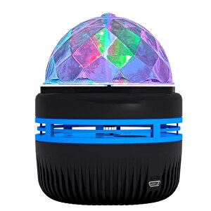 Mini Usb’li Sihirli Rgb Led Disko Topu – Renkli Işık Efekti, Parti Ve Eğlence Aksesuarı