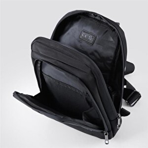 Ççs 51488 Tek Omuz Askılı Sırt Ve Göğüs Çantası Siyah