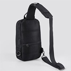 Ççs 51488 Tek Omuz Askılı Sırt Ve Göğüs Çantası Siyah