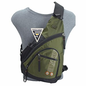 Ccs London 51279 Çapraz  Sırt Çantası Yeşil