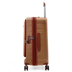 Ççs 5238 Lüx 3 Lü Valiz Seti Kahve