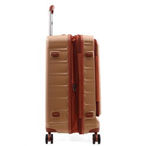 Ççs 5238 Lüx 3 Lü Valiz Seti Kahve