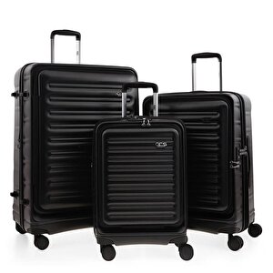 Ççs 5238 Lüx Kabin Boy Valiz Siyah