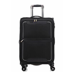 Ççs 650 Kumaş Valiz Orta Boy Siyah