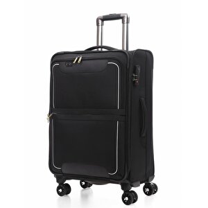 Ççs 650 Kumaş Valiz Orta Boy Siyah