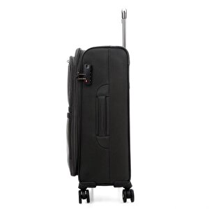 Ççs 650 Kumaş Valiz Orta Boy Siyah