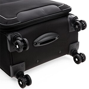 Ççs 650 Kumaş Valiz Orta Boy Siyah