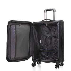 Ççs 650 Kumaş Valiz Orta Boy Siyah