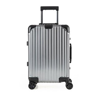 Ccs 5250 Çekçekli Alüminyum Kasa Kabin Valiz Gri