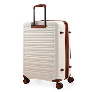 Ççs 5238 Lüx Kabin Boy Valiz Beyaz