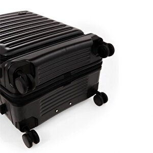 Ççs 5238 Lüx Büyük Boy Valiz Siyah