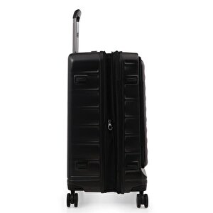 Ççs 5238 Lüx Büyük Boy Valiz Siyah