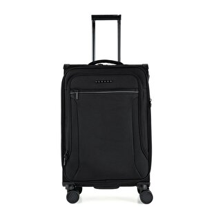 Verage Gm21002w Kumaş 3 Lü Valiz Seti Siyah