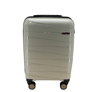 Las Vegas Polo Polipropilen Üçlü Valiz Set Bej