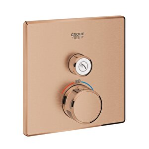 Grohtherm Smartcontrol Tek Valfli Akış Kontrollü, Ankastre Termostatik Duş Bataryası - 29123dl0