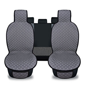 Blackline Serisi Terletmez Dokuma Kumaş Oto Koltuk Koruyucu Kılıfı Ön Ve Arka Koltuk Takım