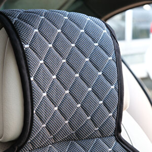 Blackline Serisi Terletmez Dokuma Kumaş Oto Koltuk Koruyucu Kılıfı Ön Ve Arka Koltuk Takım