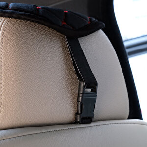 Blueline Serisi Terletmez Dokuma Kumaş Oto Koltuk Koruyucu Kılıfı Ön Ve Arka Koltuk Takım