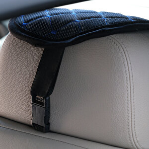 Blueline Serisi Terletmez Dokuma Kumaş Oto Koltuk Koruyucu Kılıfı Ön Ve Arka Koltuk Takım