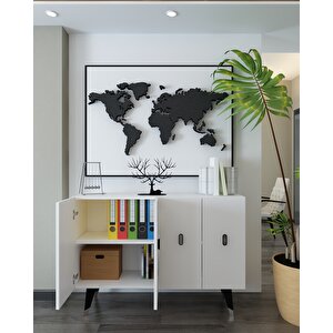 8168km-32ct Konsol,kahve Köşesi̇,ayakkabilik,ofi̇s Evrak Dolabi,mutfak Ki̇ler Dolabi,tv Üni̇tesi̇-BG