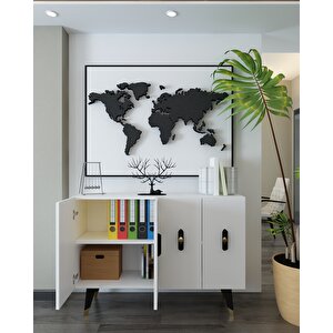 8170km-32ct Konsol,kahve Köşesi̇,ayakkabilik,ofi̇s Evrak Dolabi,mutfak Ki̇ler Dolabi,tv Üni̇tesi̇-BSA