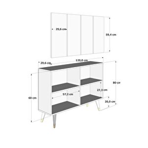 8178km-32ct Konsol,kahve Köşesi̇,ayakkabilik,ofi̇s Evrak Dolabi,mutfak Ki̇ler Dolabi,tv Üni̇tesi̇-ASG
