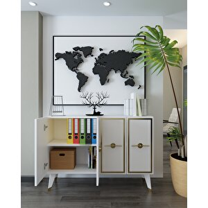 8174km-32ct Konsol,kahve Köşesi̇,ayakkabilik,ofi̇s Evrak Dolabi,mutfak Ki̇ler Dolabi,tv Üni̇tesi̇-BA