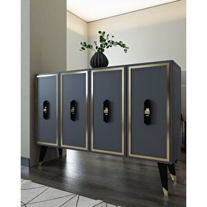 8171km-32ct Konsol,kahve Köşesi̇,ayakkabilik,ofi̇s Evrak Dolabi,mutfak Ki̇ler Dolabi,tv Üni̇tesi̇ ASA Antrasit