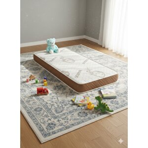 Furniture 60*120 Jakarli Kumaş Bebek Yataği 10 Cm