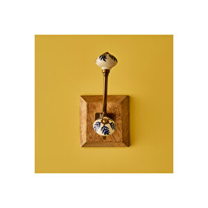 Valor Mango Ağacı Duvar Askılığı Mavi (10x11,5x16 Cm) Mavi