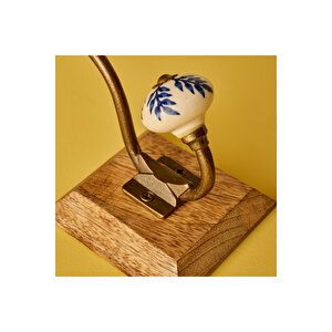 Valor Mango Ağacı Duvar Askılığı Mavi (10x11,5x16 Cm) Mavi