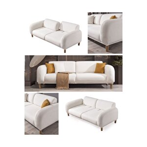 Newrun Home Tetra 3' Lü Koltuk - Sırt Atlamalı