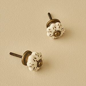 Alora Kulp 4'lü Beyaz (6,5x3x3 Cm)