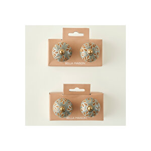 Mae Kulp 4'lü Gri (6,5x4x4 Cm)