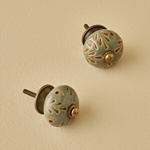 Mae Kulp 4'lü Gri (6,5x4x4 Cm)