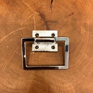 Köşeli Halka Sarkaç Kulp Krom (2 Adet)