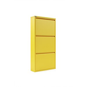 3'lü Metal Ayakkabılık - Sarı