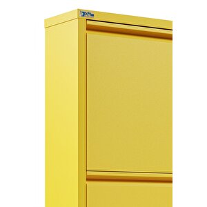 Ceha 3'lü Metal Ayakkabılık - Sarı