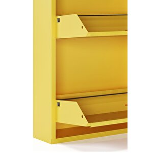 Ceha 3'lü Metal Ayakkabılık - Sarı