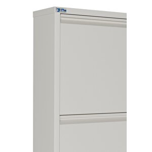 Ceha 2'li Metal Ayakkabılık - Beyaz