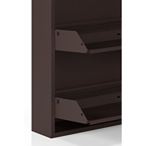 Ceha 5'li Metal Ayakkabılık - Kahverengi